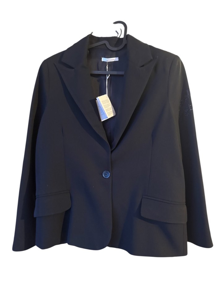 Brunello Cucinelli Siyah Yün Kadın Ceket - Görsel 4