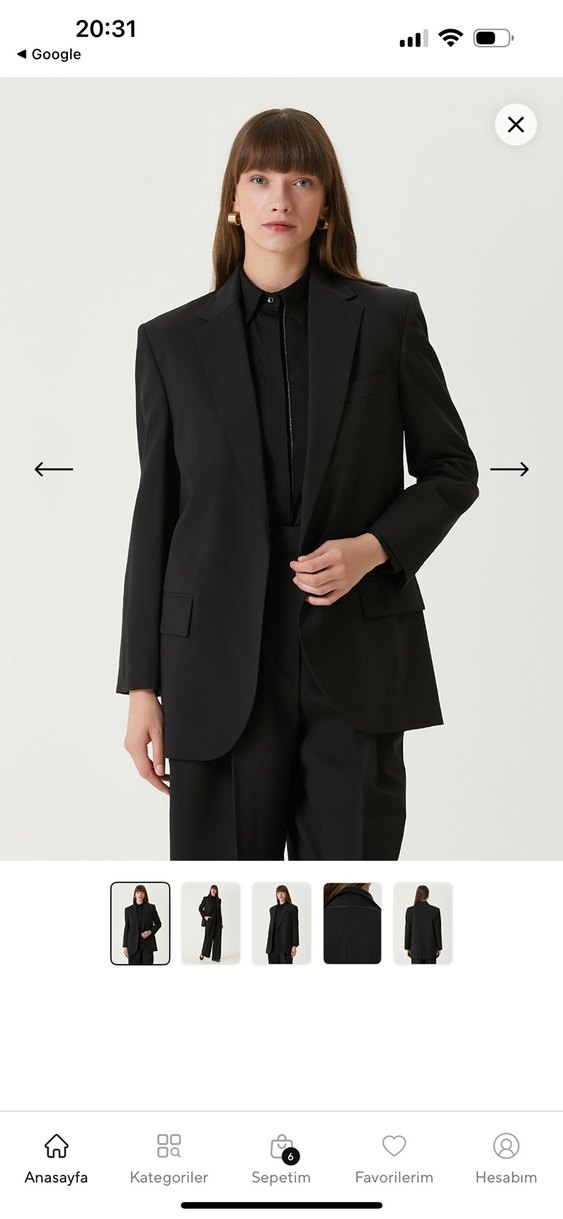 Brunello Cucinelli Siyah Yün Kadın Ceket - Görsel 2