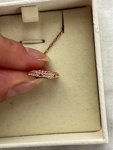 Beden pembe Renk SWAROVSKİ KOLYE