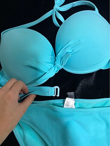 42 Beden Mavi bikini