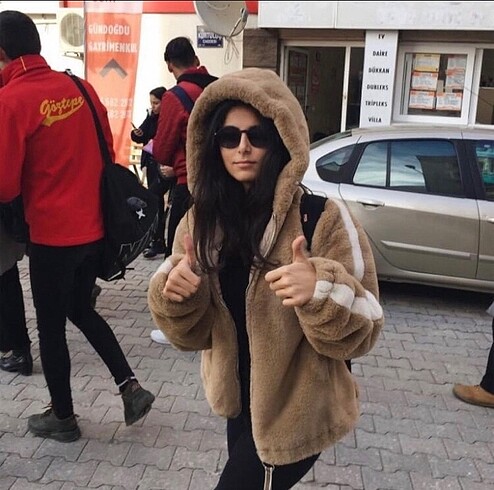 Peluş mont