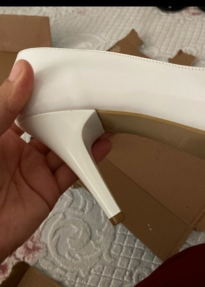 39 numara beyaz ayakkabı  - Görsel 5