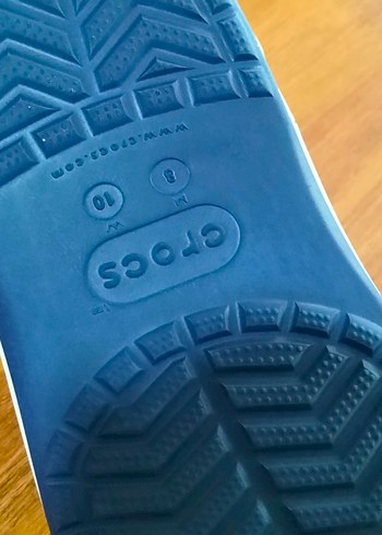 Mavi Crocs Erkek Terlik Velcro Bantlı - Görsel 4