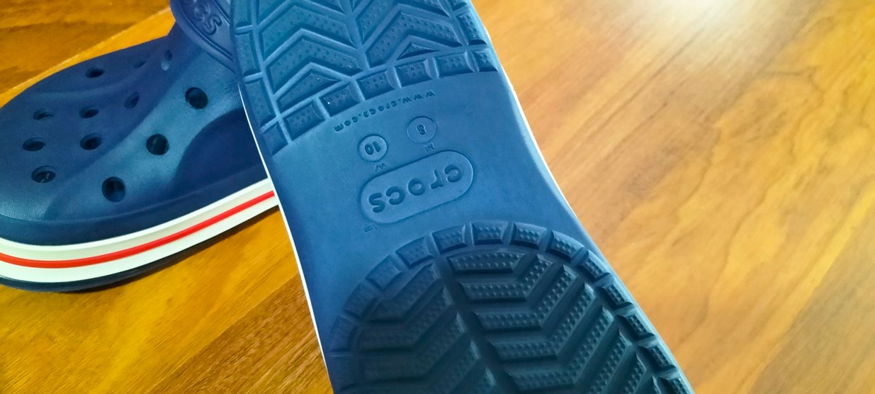 Mavi Crocs Erkek Terlik Velcro Bantlı - Görsel 4