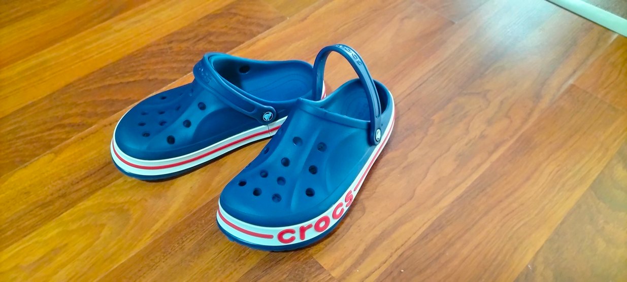 Mavi Crocs Erkek Terlik Velcro Bantlı - Görsel 2