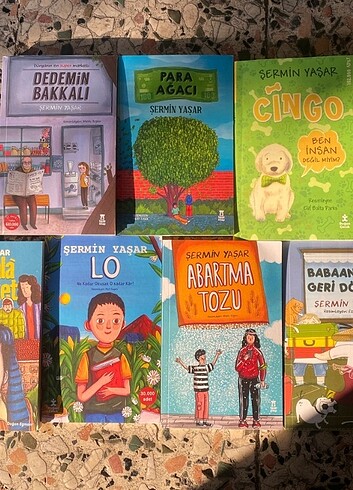 Şermin Yaşar set 7 kitap 