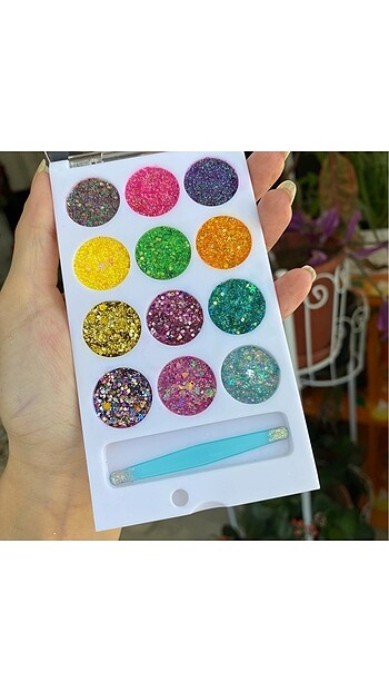 12li jel glitter paleti