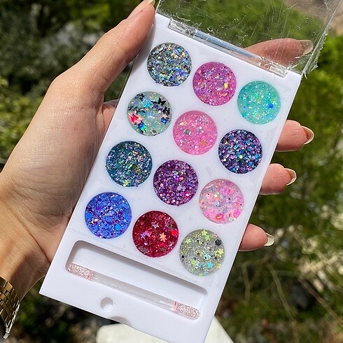 12?li Jel glitter