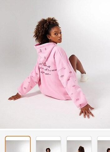  PEMBE SWEATSHİRT 
