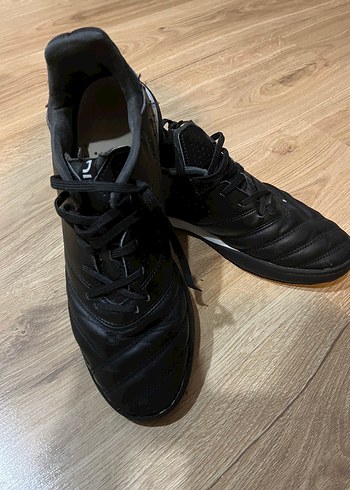 Decathlon Siyah Erkek Futbol Ayakkabısı Bağcıklı
