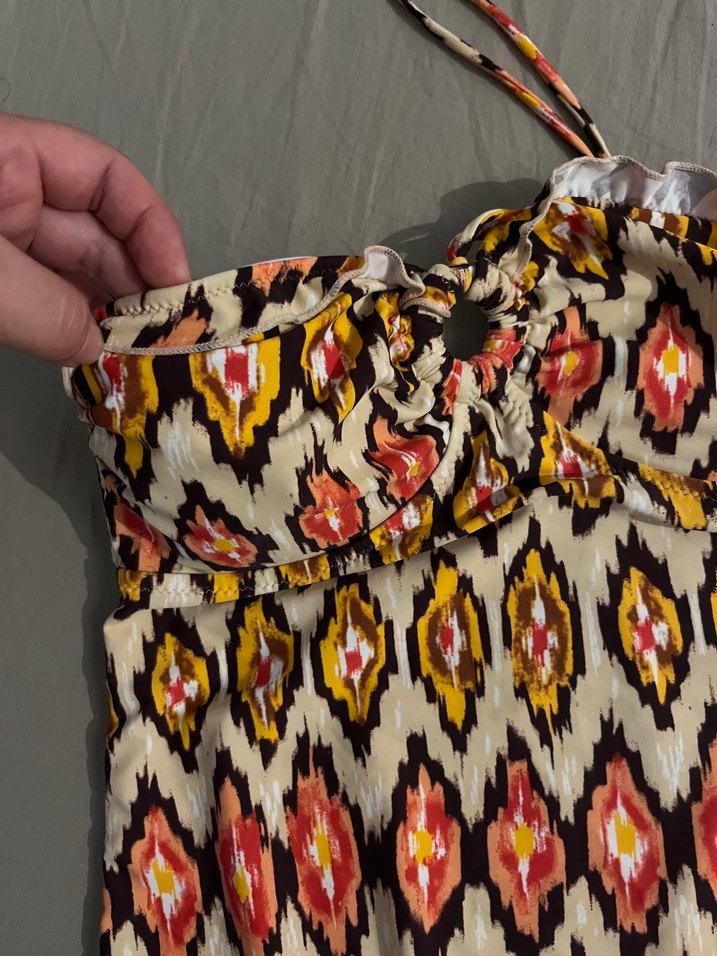 Bohem Çok Renkli Mayo ve Deniz Şortu - Görsel 2