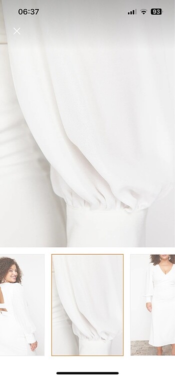 Beyaz elbise - Görsel 5