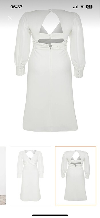 Beyaz elbise - Görsel 9