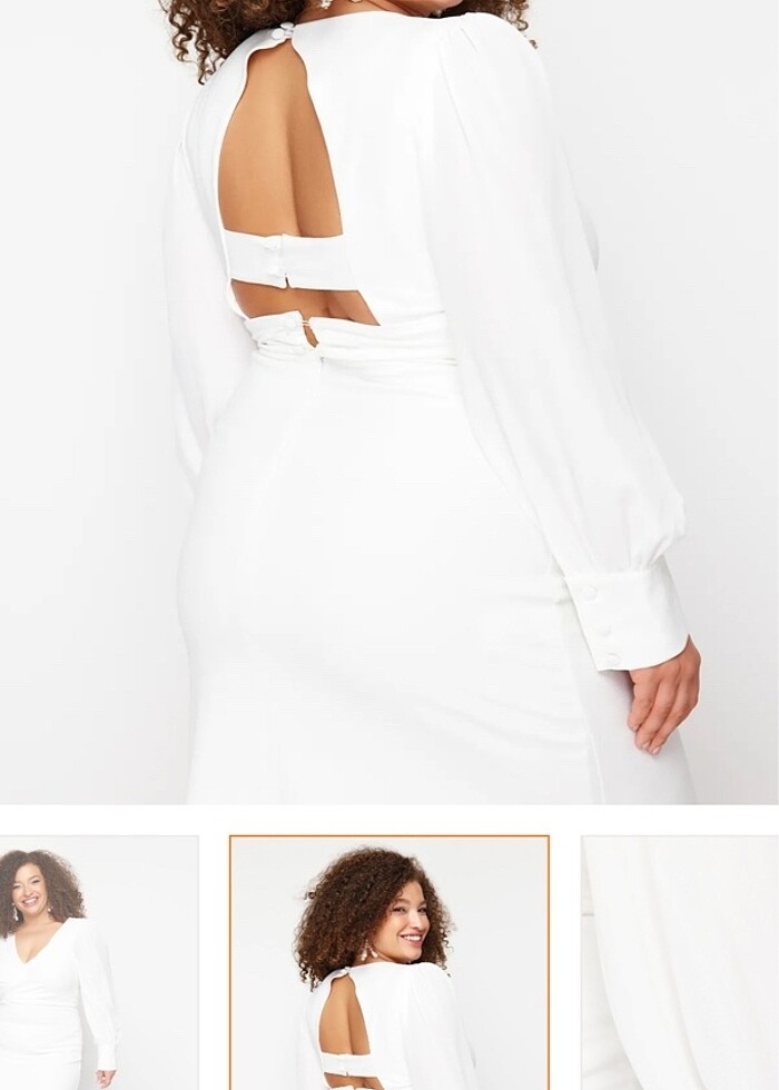 Beyaz elbise - Görsel 3