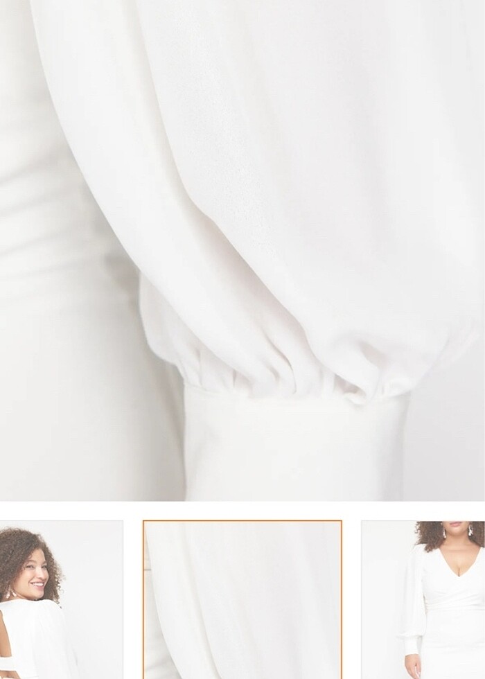 Beyaz elbise - Görsel 5