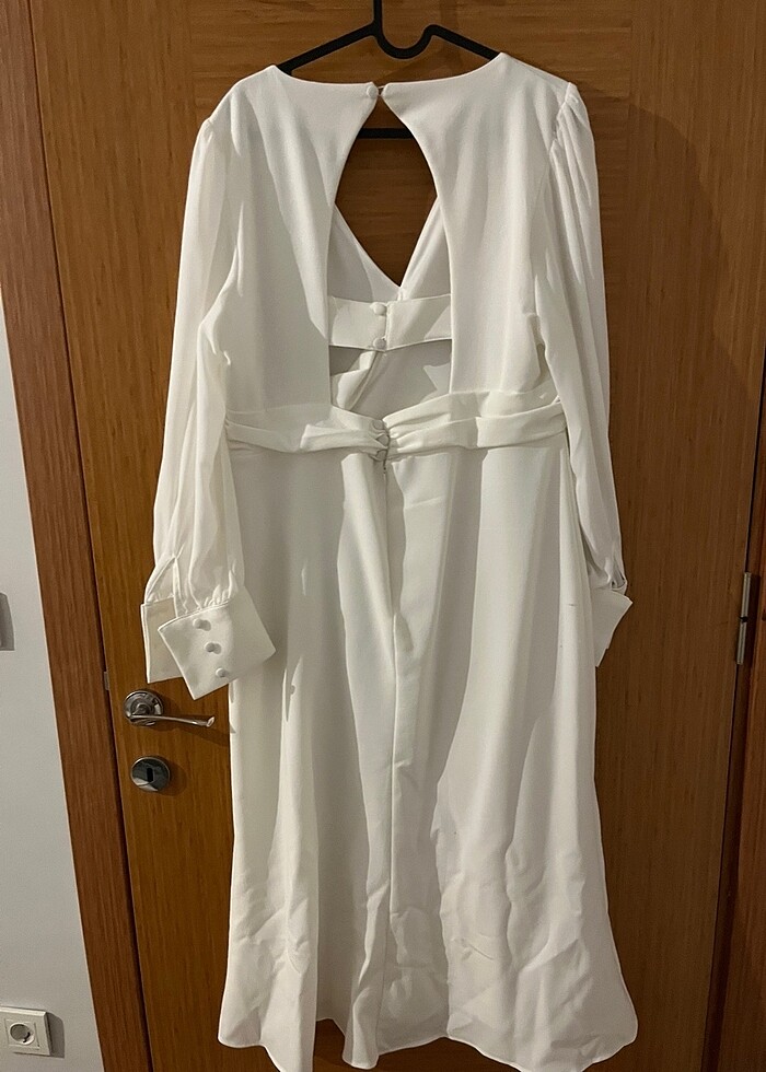 Beyaz elbise - Görsel 4