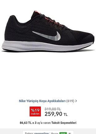 Nike bayan spor ayakkabı