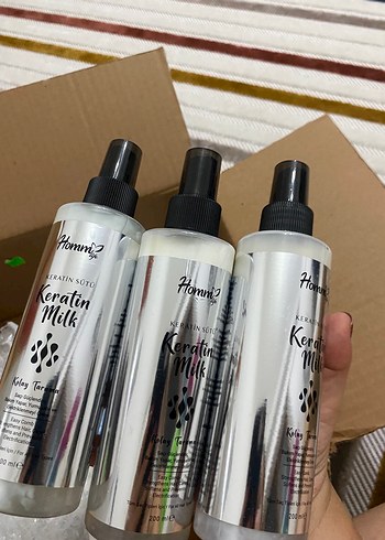 Homm bitkisel saç keratin sütü