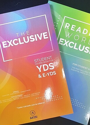 Akın Dil Exclusive ve Reading words exclusive