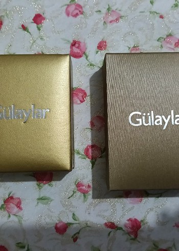 Vintage Tarzı Altın Renkli mücevher kutuları - Görsel 3