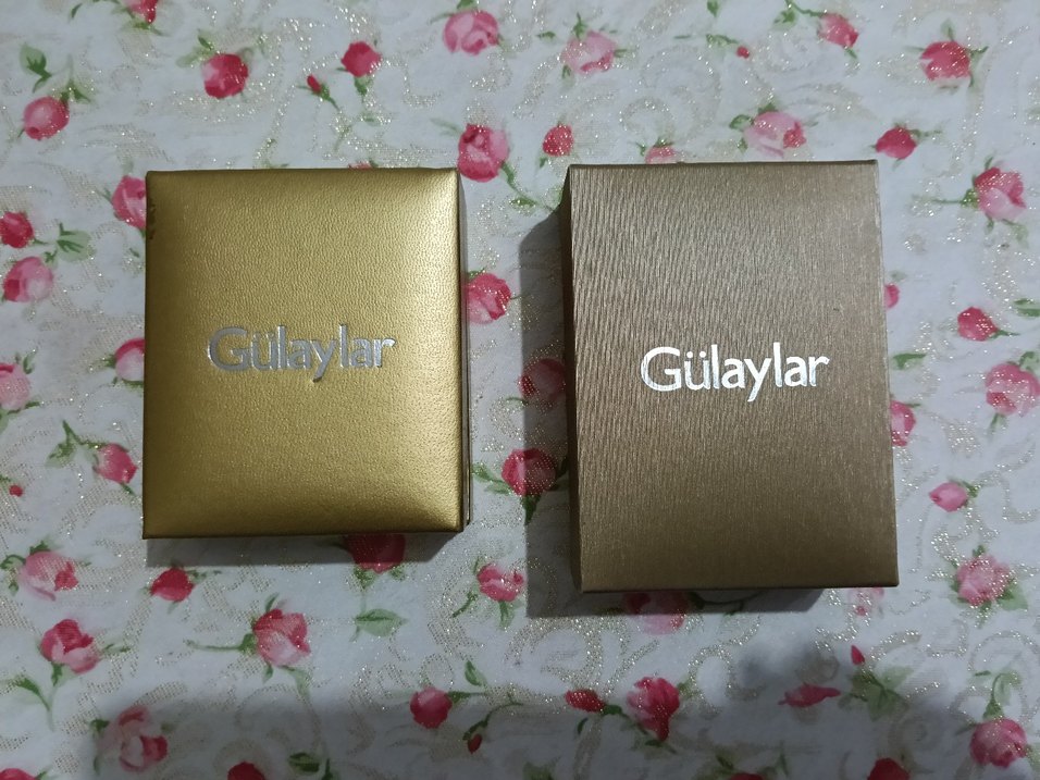 Vintage Tarzı Altın Renkli mücevher kutuları - Görsel 3