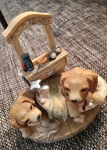 Mudo Concept Bej Renkli Köpek Figürlü Dekoratif Biblo