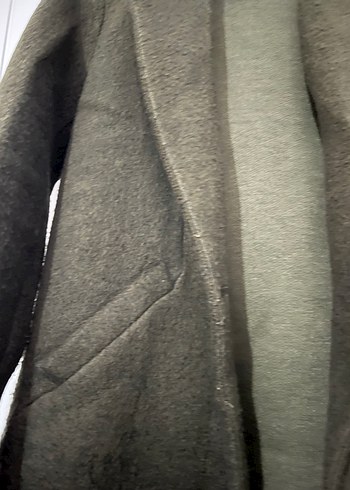 Haki Renk Uzun Kaban - Görsel 4