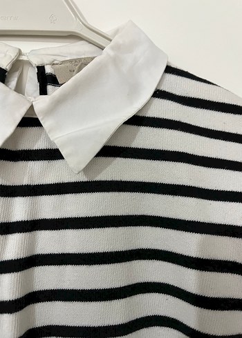 Çizgili Beyaz Gömlek, Uzun Kollu, Regular Fit - Görsel 4