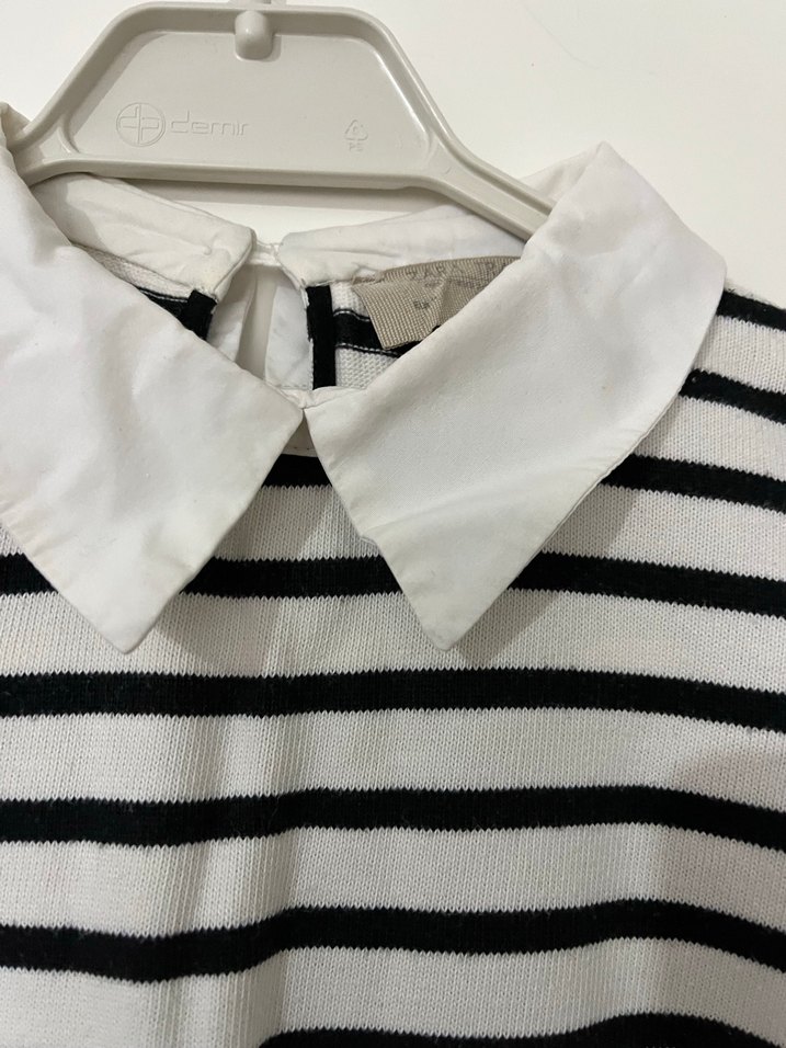 Çizgili Beyaz Gömlek, Uzun Kollu, Regular Fit - Görsel 5