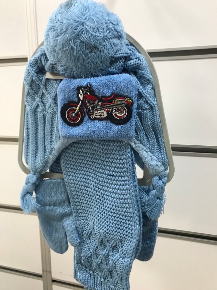 Çoçuk Bere Atkı Eldiven Seti - Görsel 2