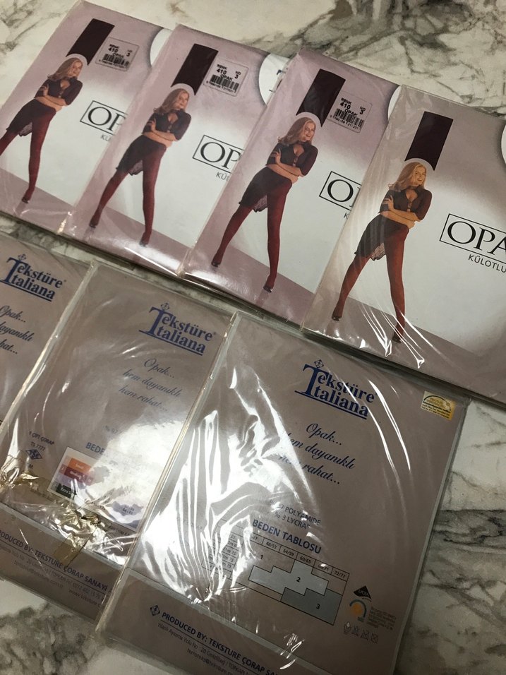 Opak Bayan Külotlu Çorap - Görsel 2