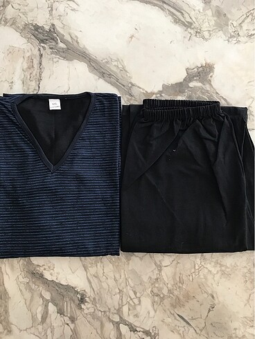 Erkek pijama takımı uzun kollu üç adet