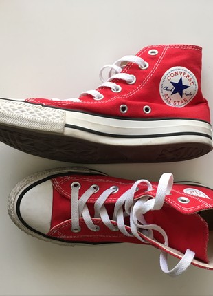 37 Beden kırmızı Renk Kırmızı Bilekli Converse