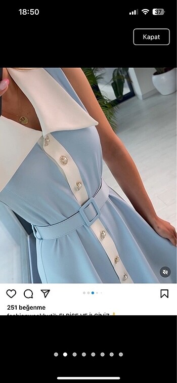 Zara Bebe mavisi incili kreş kumaş şık elbise