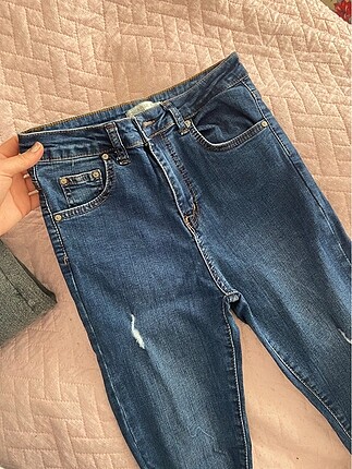 Zara Yüksel bel kot pantolon