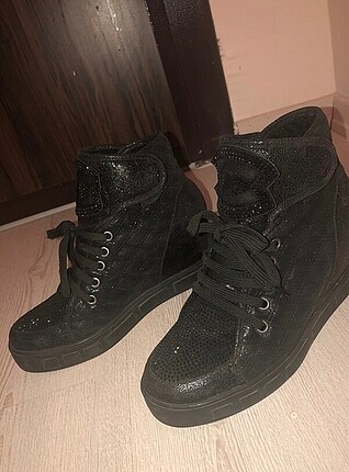 38 Beden siyah Renk gizli topuk