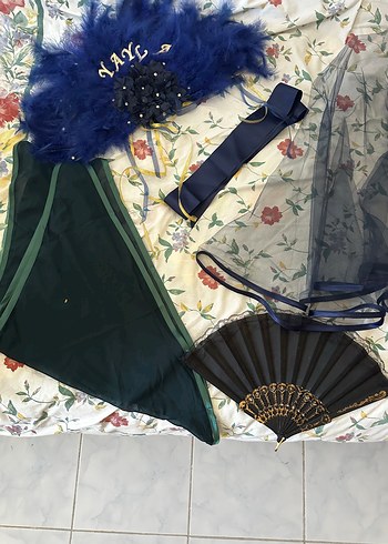 Accessorize  Kina Seti Vintage Siyah Tul Aksesuar Seti