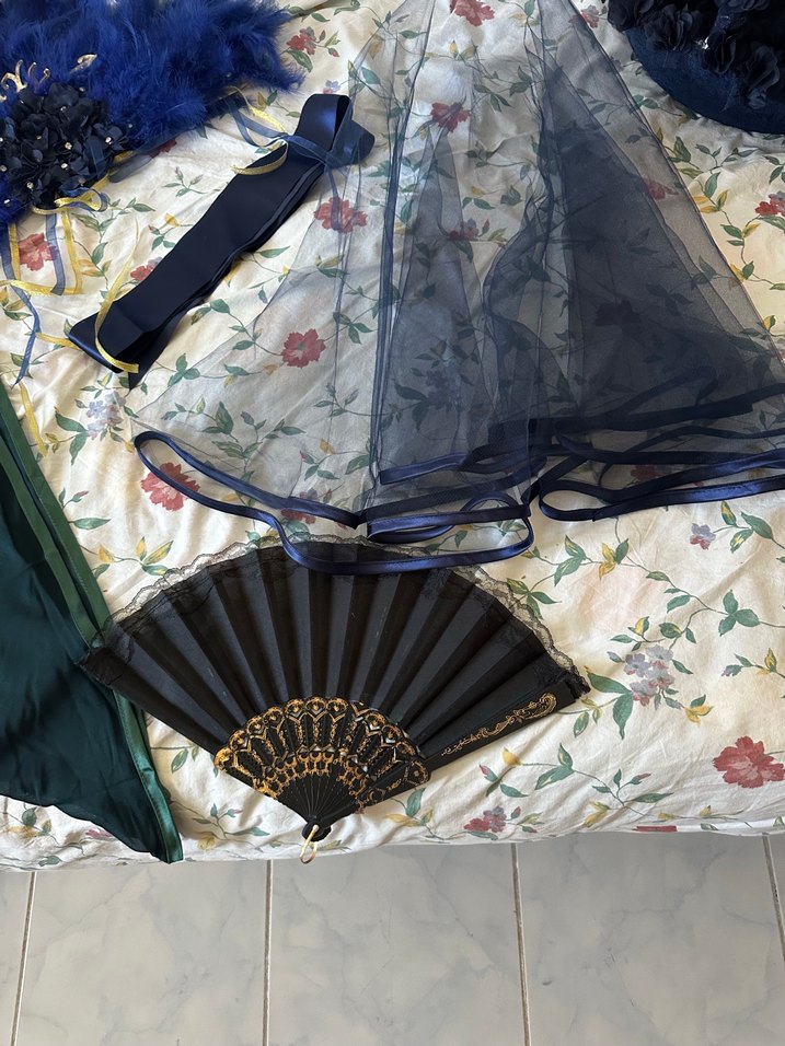 Kına seti Vintage Siyah Tül Aksesuar Seti — görsel 4/4