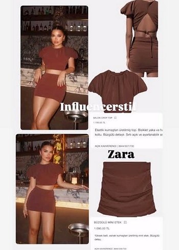Zara ürünü