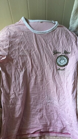 Pembe armalı t shirt