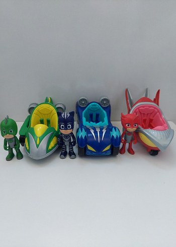 Diğer Renkli PJ Masks Figür ve Araç Seti