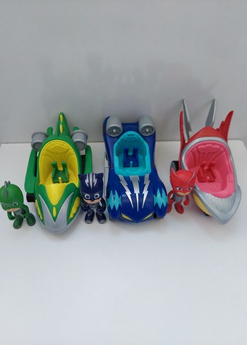 Beden Renkli PJ Masks Figür ve Araç Seti