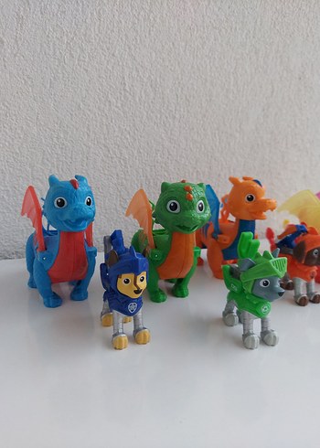 Beden Renk Renkli Ejderha ve Karakter Figürleri