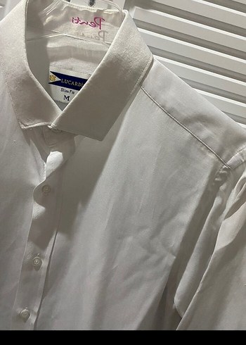 Erkek Beyaz Keten Uzun Kollu Gömlek - Görsel 2