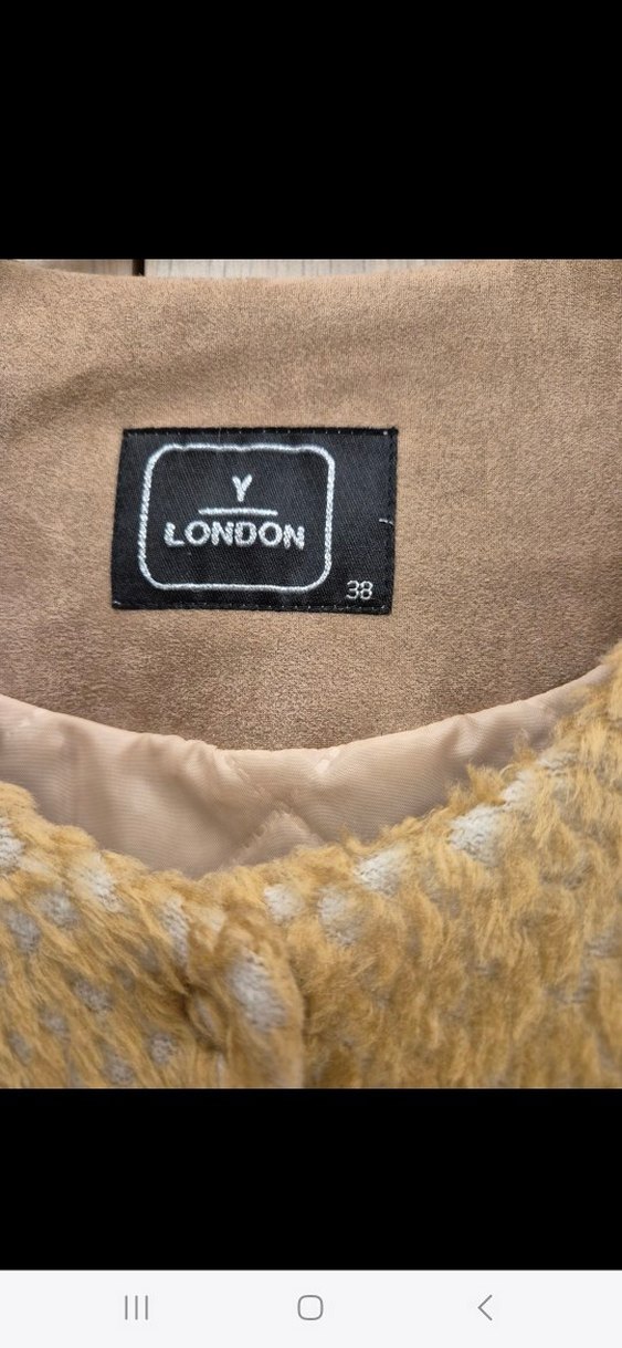 Bej Kadın Düğmeli Kaftan - Görsel 3