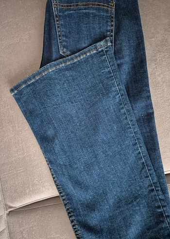 Lacivert Kadın Kot Pantolon - Görsel 2