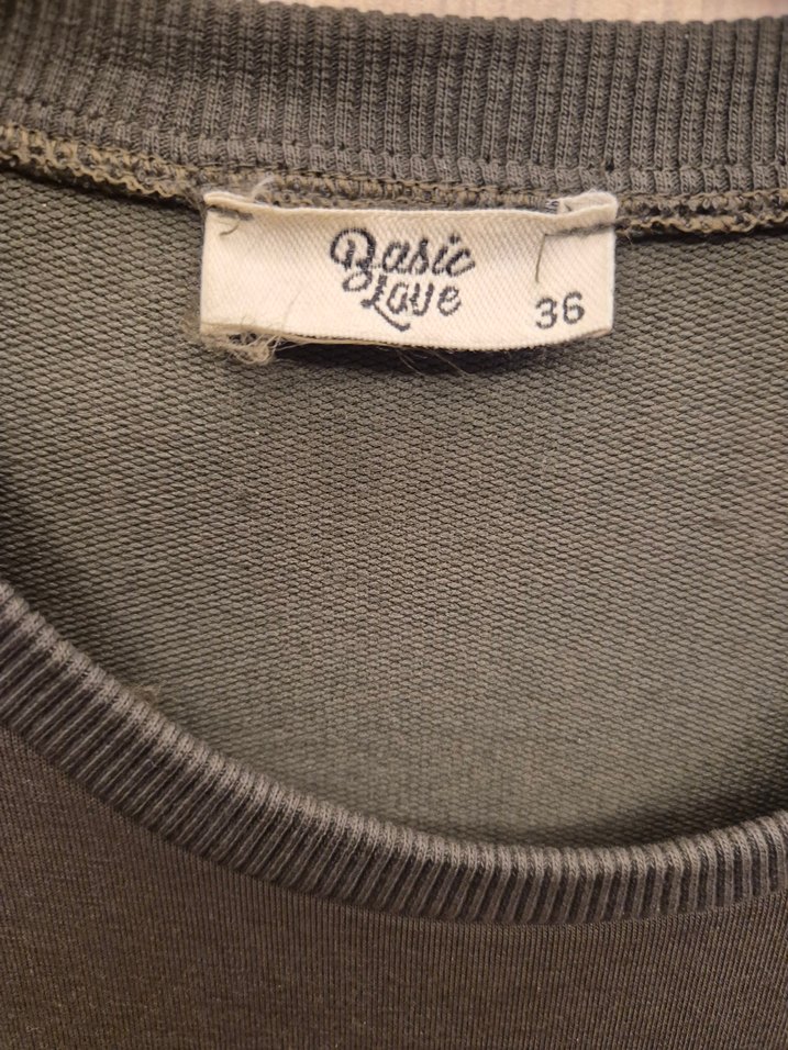 Gri Uzun Kollu Elbise - Görsel 3