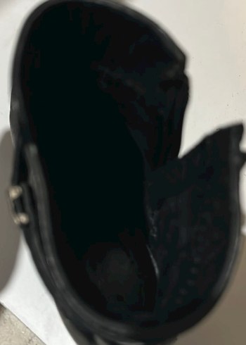 Klasik Siyah Deri Bot - Görsel 5