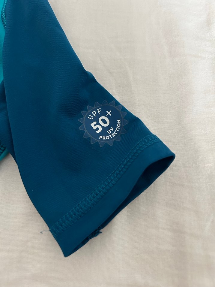 Decathlon Erkek Çocuk Mavi Mayo - Görsel 3