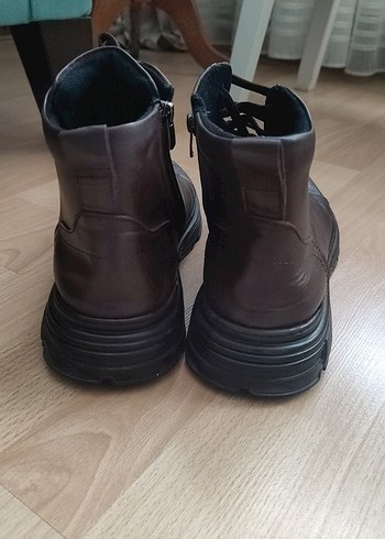 Kahverengi Deri Erkek Botlar - Görsel 3